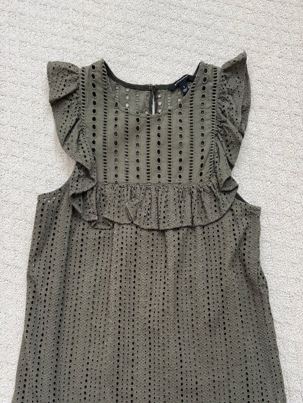Banana Republic eyelet sleeveless top